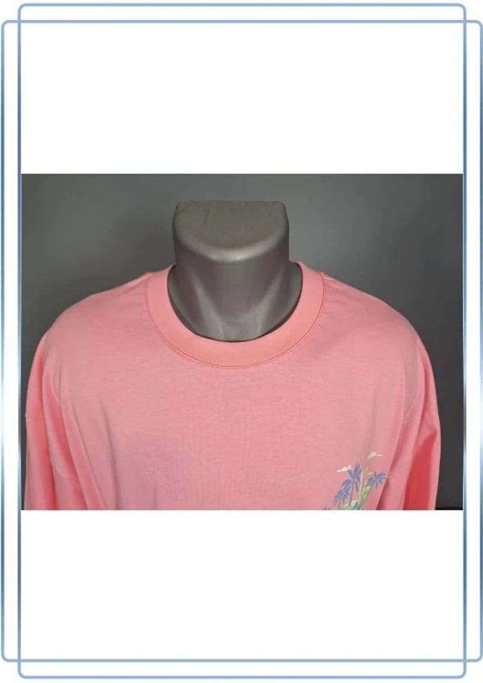 tee shirt imprime plus eighteen / rose homme 2xl / brodé (526) - photo numéro 2