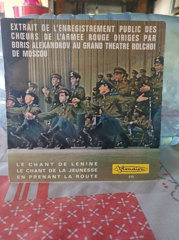 45T Les chœurs de l'armée rouge 