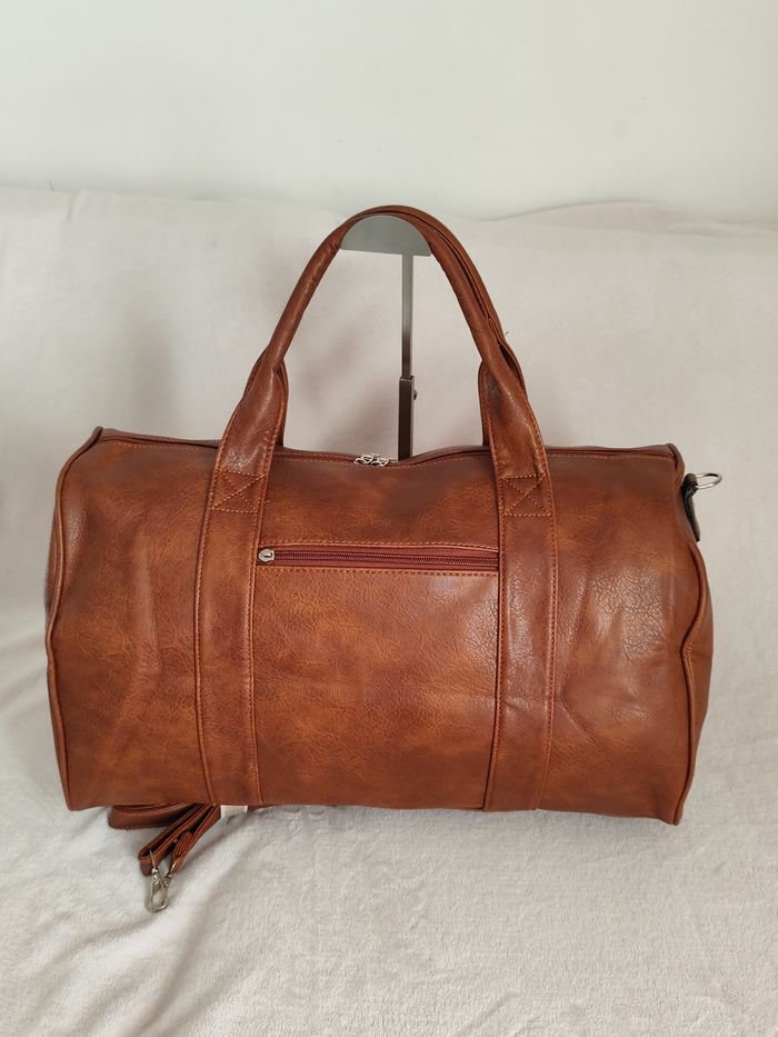 Sac de voyage week-end camel top tendance - photo numéro 6