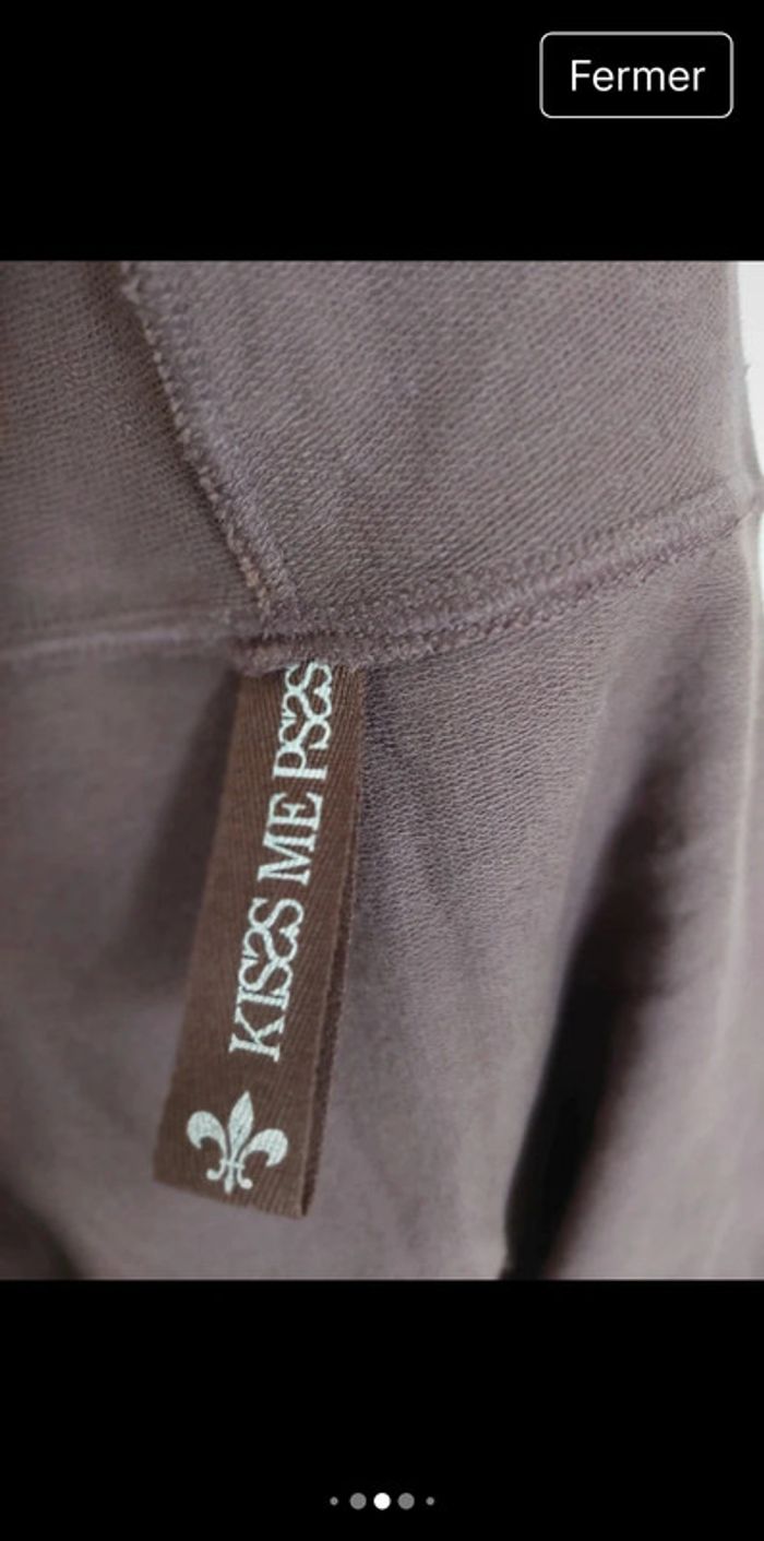 Sweat-shirt à capuche marron
Psssy taille M - photo numéro 6