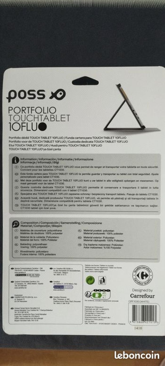 Etui de protection pour tablette 10FLO CT1030 - photo numéro 8
