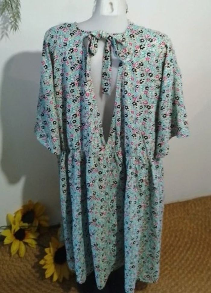 robe bella diva taille 52 avec nouage dans le cou - 100% polyester - photo numéro 5