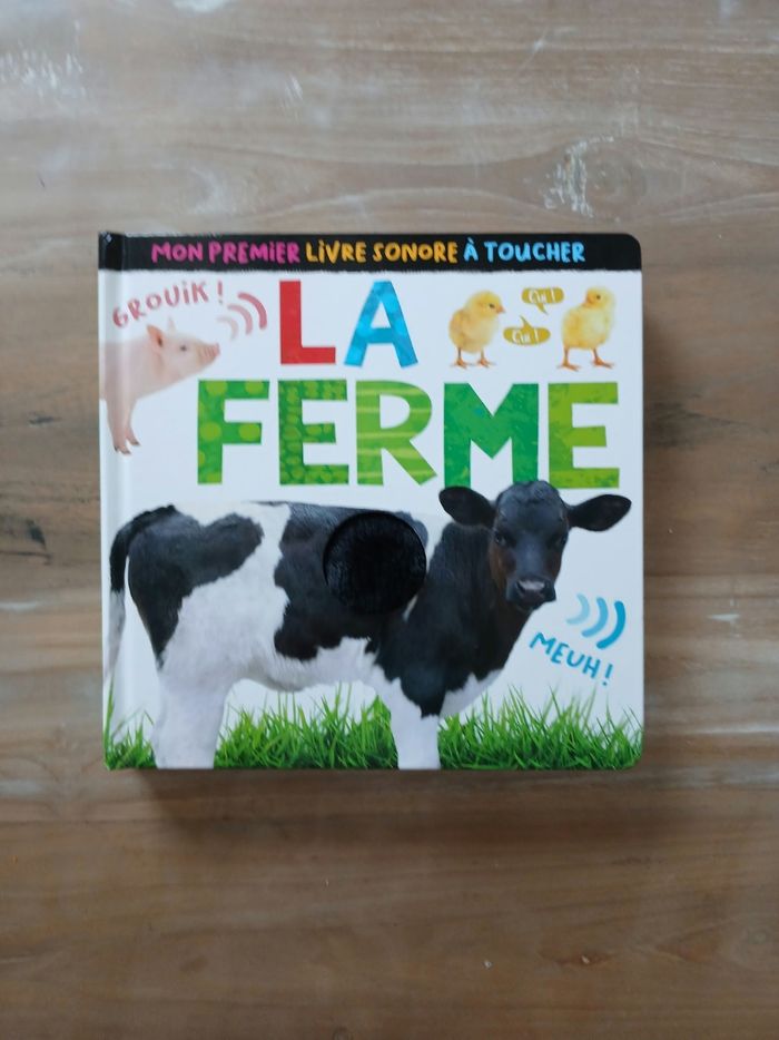 Mon 1er livre sonores à toucher _La ferme