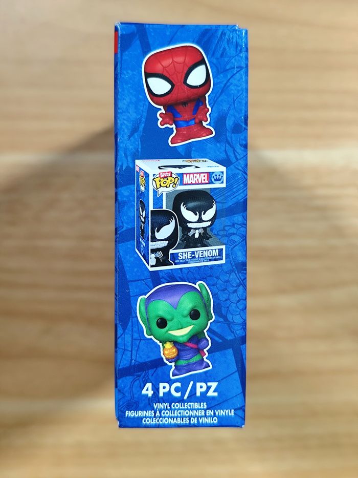Bitty Pop! Marvel Spider-Man - Pack 4 Figurines (Miles Morales, Ghost-Spider, Spider-Man 2099, Spider-Man) CHASE Edition ! - photo numéro 8
