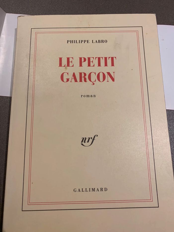 Roman Gallimard - Le petit garçon