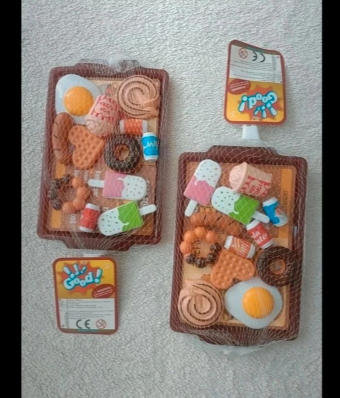 Petites dinette breakfast (petites pièces à utiliser à partir de 3 ans) - photo numéro 1