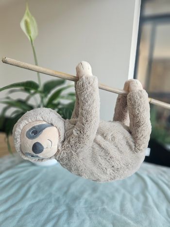 Peluche range pyjama paresseux