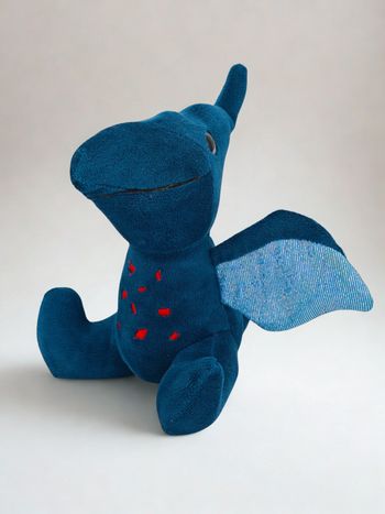 Peluche Dinosaure Bleu Du Pareil au Même