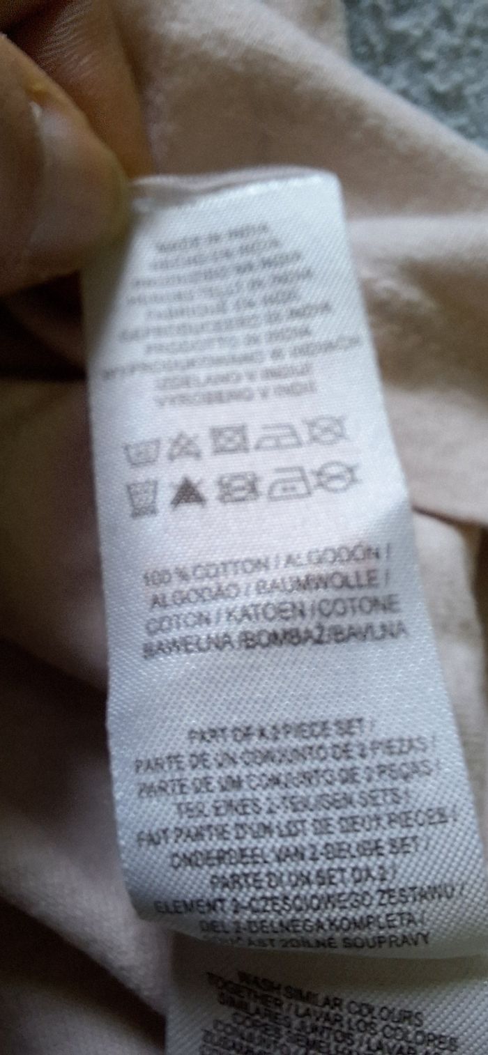 🌙 T-shirt manches longues Primark 'Dance to the Moon' - Rose pâle - photo numéro 4