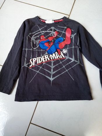 T shirt manche longue Spiderman 8A