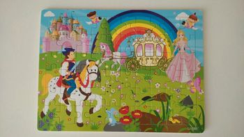 Puzzle princesse et château 60 pièces