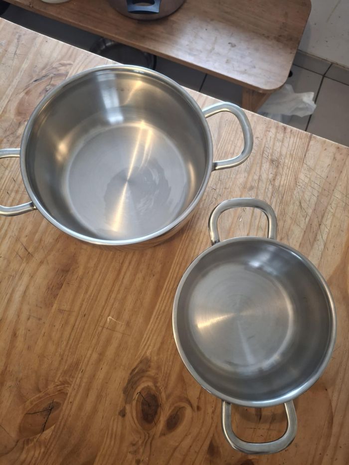 Lagostina - 2 faitouts, casseroles en inox 18/10 - photo numéro 2