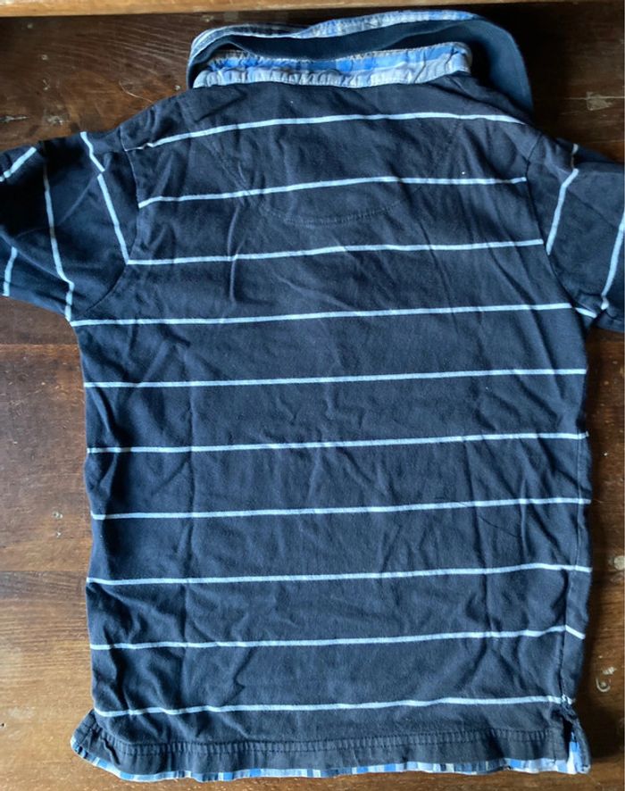 Polo 8 ans rayé bleu marine et ciel Palomino C&A - photo numéro 6