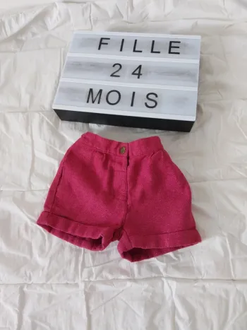 Short fille 24 mois Young Dimension