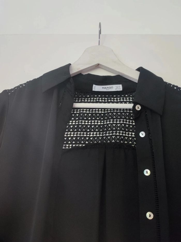 Chemise noire Mango - photo numéro 3