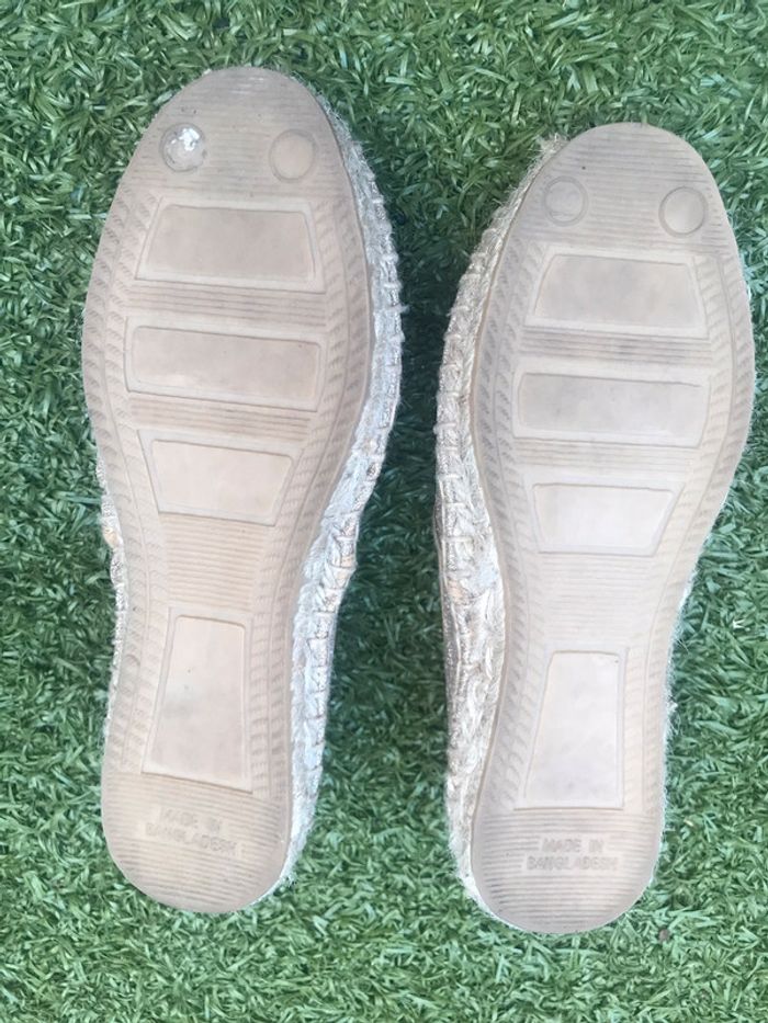 Espadrilles dorées taille 31 - photo numéro 4
