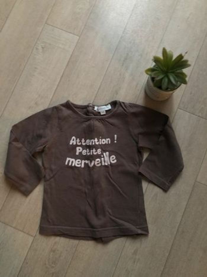 Tee-shirt marron fille - photo numéro 6