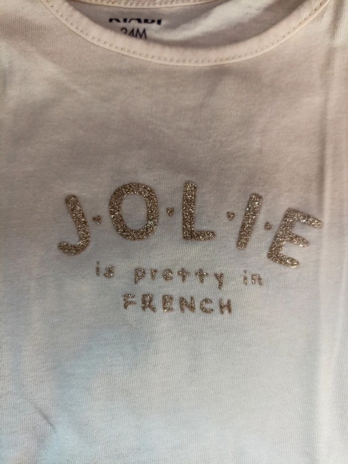 Tee-shirt manches longues 24 mois - photo numéro 2