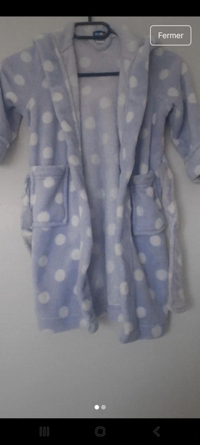 Peignoir à capuche tout doux lupilu 86/92cm
