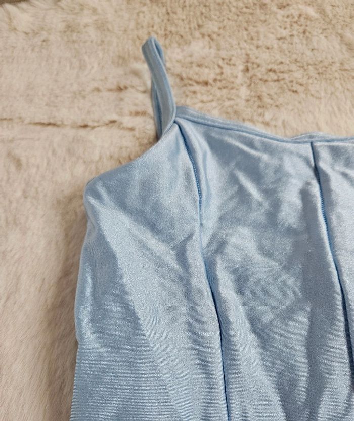 Justaucorps body de danse classique bleu turquoise T.6 ans Repetto - photo numéro 2