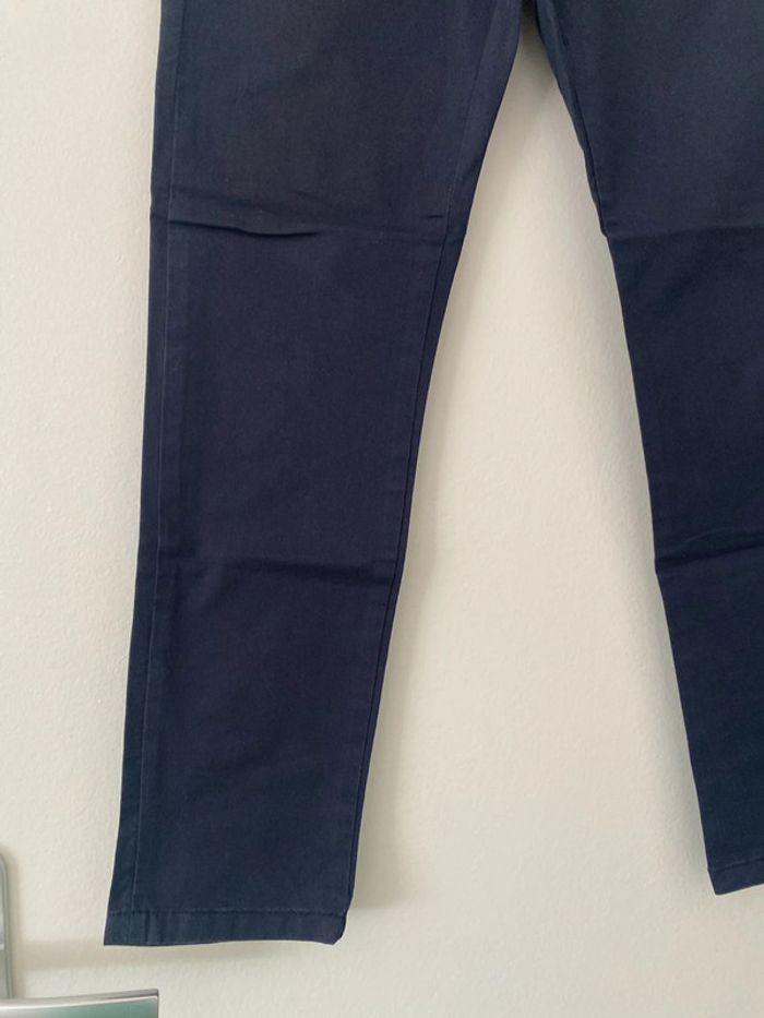 Pantalon droit bleu marine Enfant Garçons 10 ans Zara - photo numéro 2