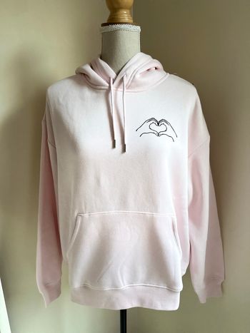 Sweat rose personnalisée 