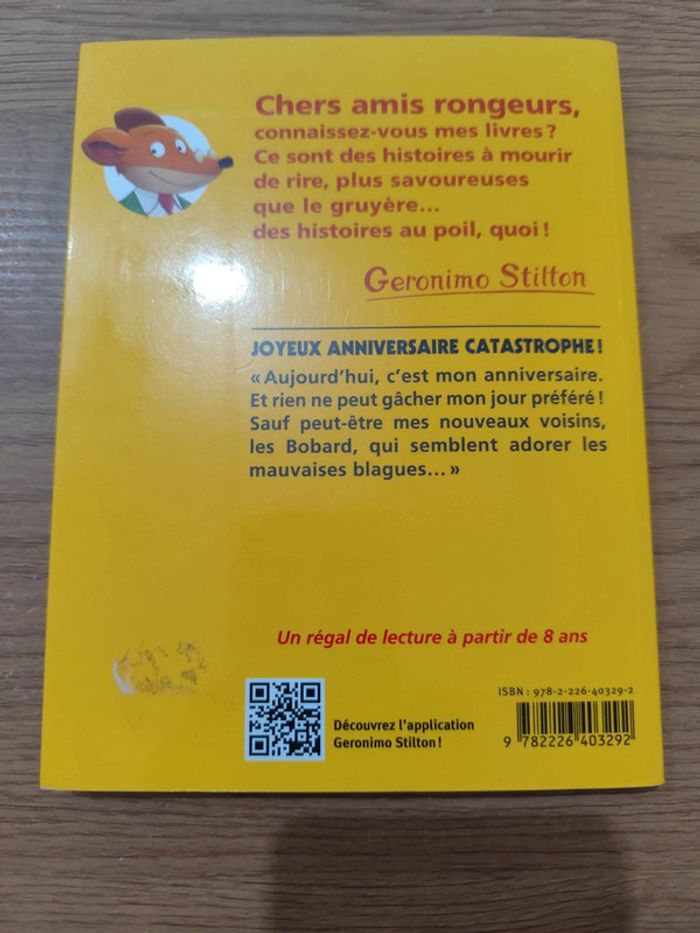 Joyeux anniversaire catastrophe Geronimo stilton - photo numéro 4