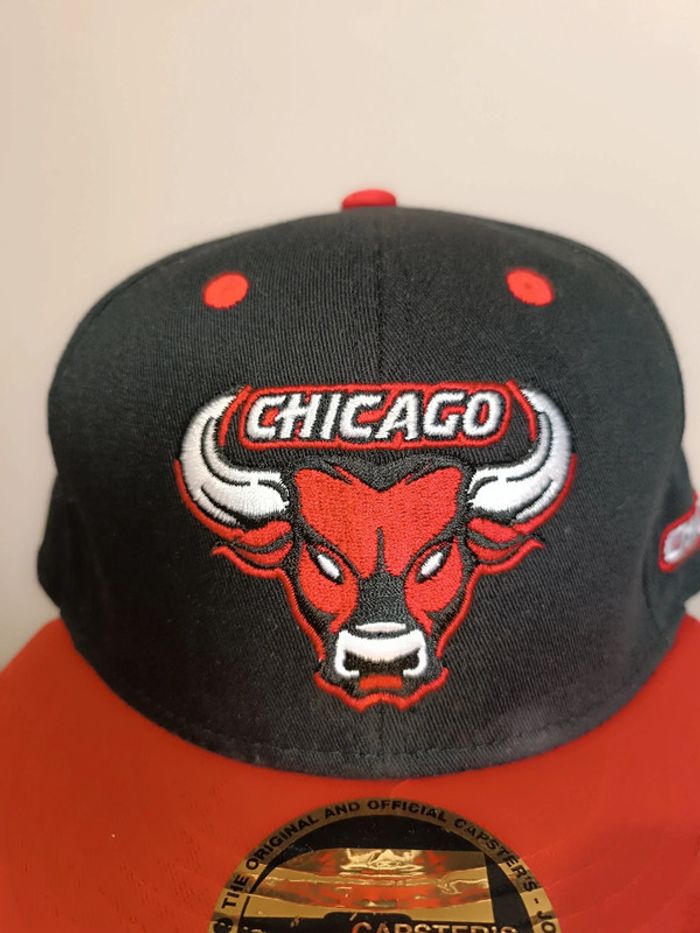 Casquette Chicago Bulls Couleur Noir & Rouge - photo numéro 2