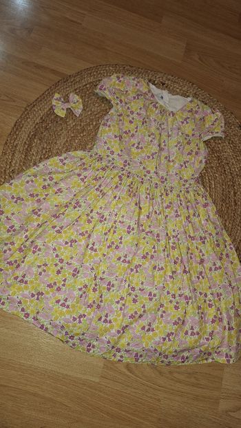 Robe Jacadi 10 ans et barrette creatrice parfait etat