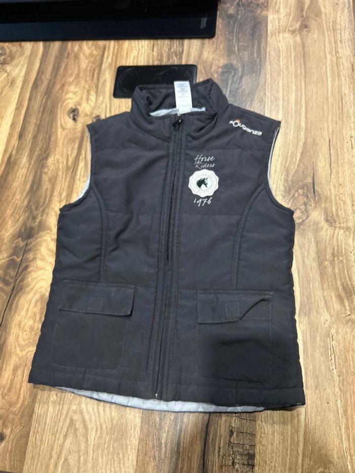 Veste manche courte d’équitation Fouganza