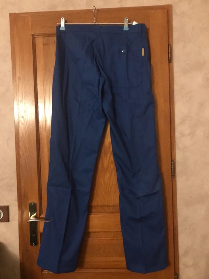 Pantalon bleu de travail T.44 - photo numéro 2
