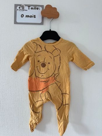 Pyjama / dors bien / grenouillère Winnie l’ourson - taille 0 mois 🌼