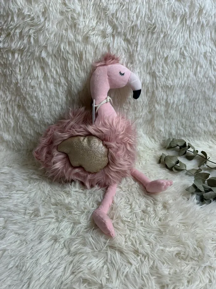 Peluche flamand rose OB design