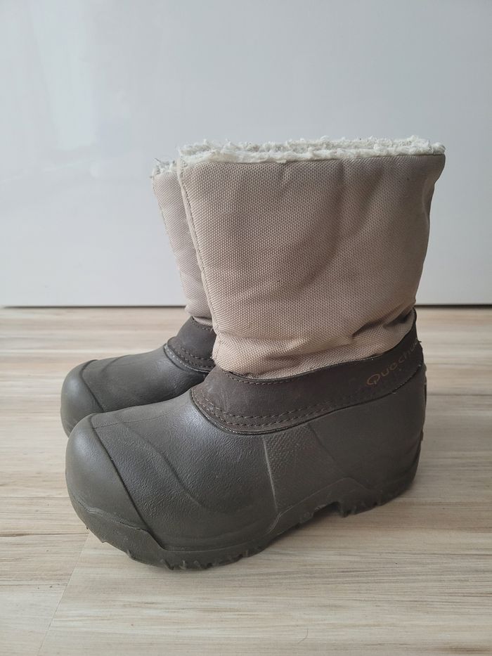 Bottes de neige Quechua, garçon/ fille taille 28/29. Bon état. - photo numéro 2