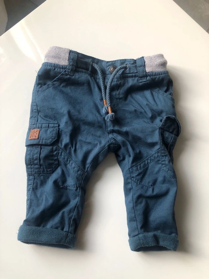 Pantalon garçon chaud bleu 3mois gémo