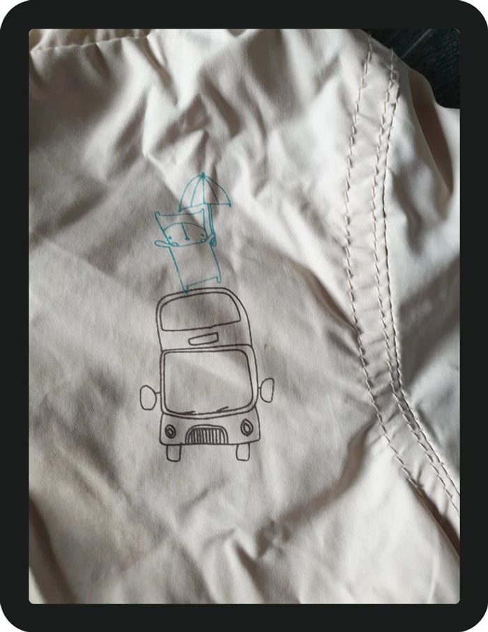 veste/coupe vent garçon marron clair Kitchoun 3 mois - photo numéro 4