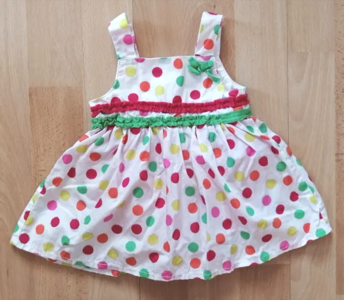 Robe à pois Orchestra 1 mois (54 cm)
