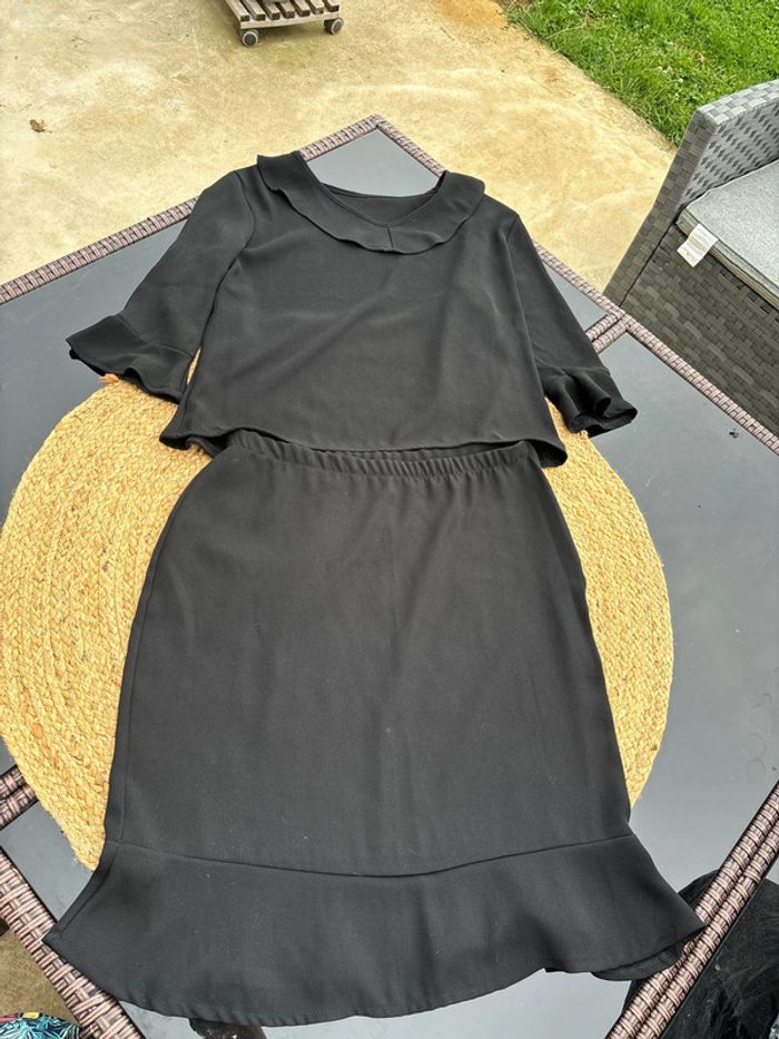 Ensemble jupe + haut noir