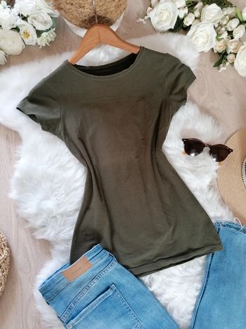 T-shirt kaki taille XS