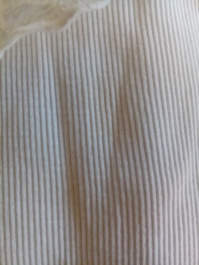 Body côtelé à col brodé - photo numéro 4