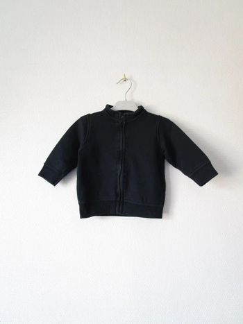 Veste sweat marine Petit Bateau 12 mois TBE