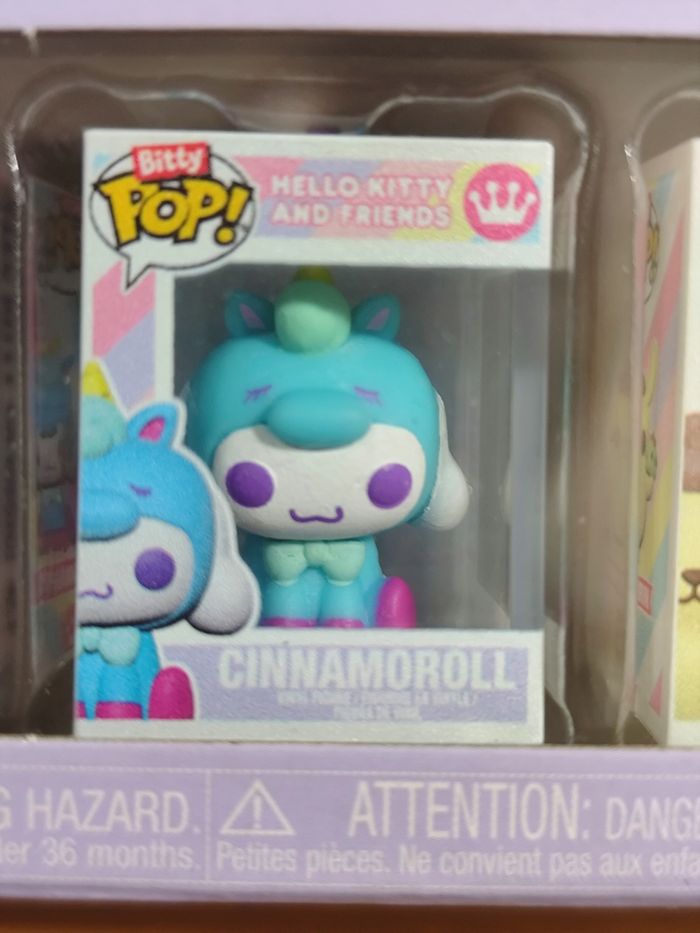 Boîte 4 Bitty Pop! - Hello Kitty And Friends (Cinnamoroll, Pompompurin, Tuxedosam) - photo numéro 3