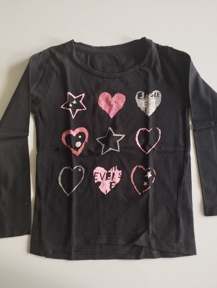 Tee shirt manches longues fille 4 ans