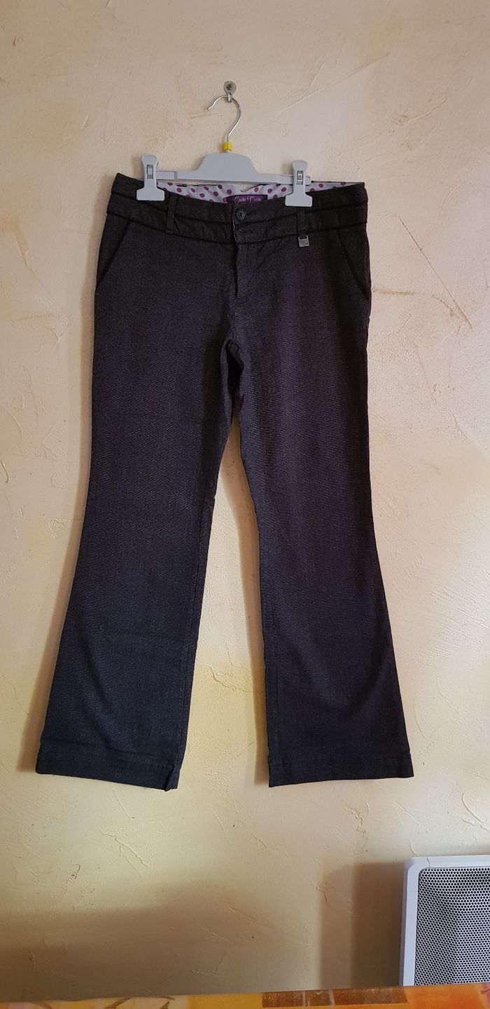 Pantalon à jambes larges taille 36