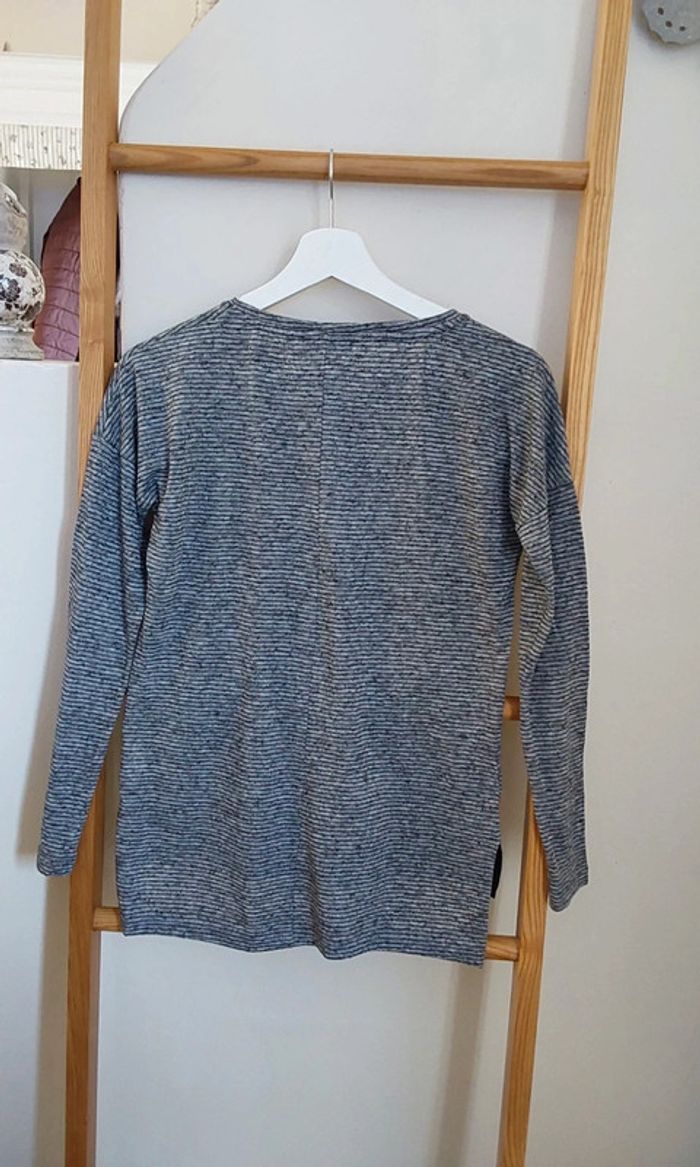 Haut blouse gris noir Jennyfer T 34 - photo numéro 2