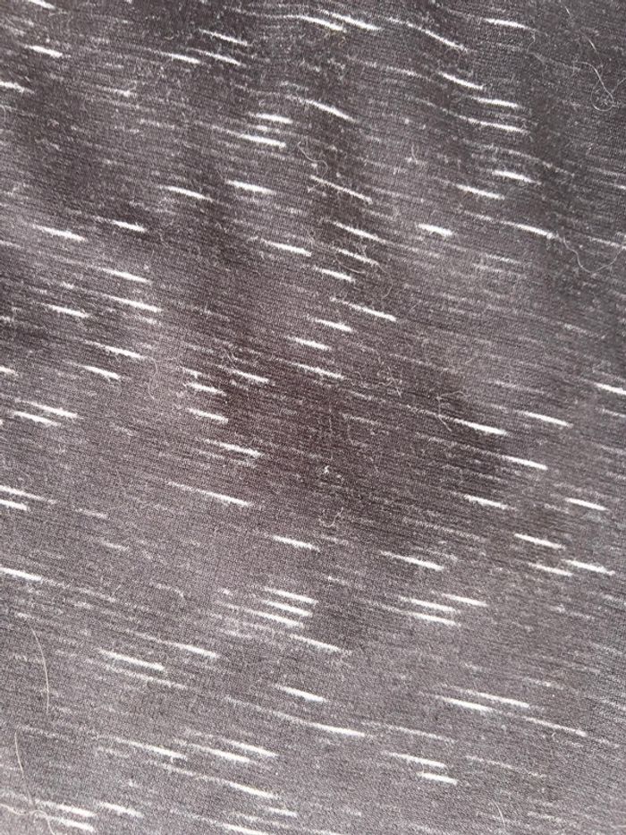 Jupe mi-longue moulante noire à rayures Camaïeu Taille 40 - photo numéro 3