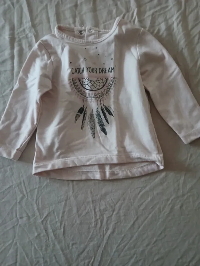 Tee-shirt manches longues 12 mois - photo numéro 2