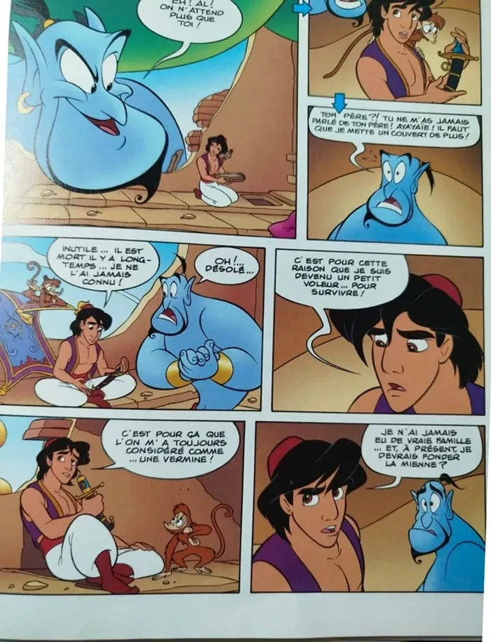 Livre collector Vintage Walt Disney Aladdin - photo numéro 3
