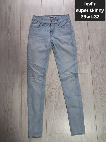 Jeans levi's super skinny 710 26w L32
