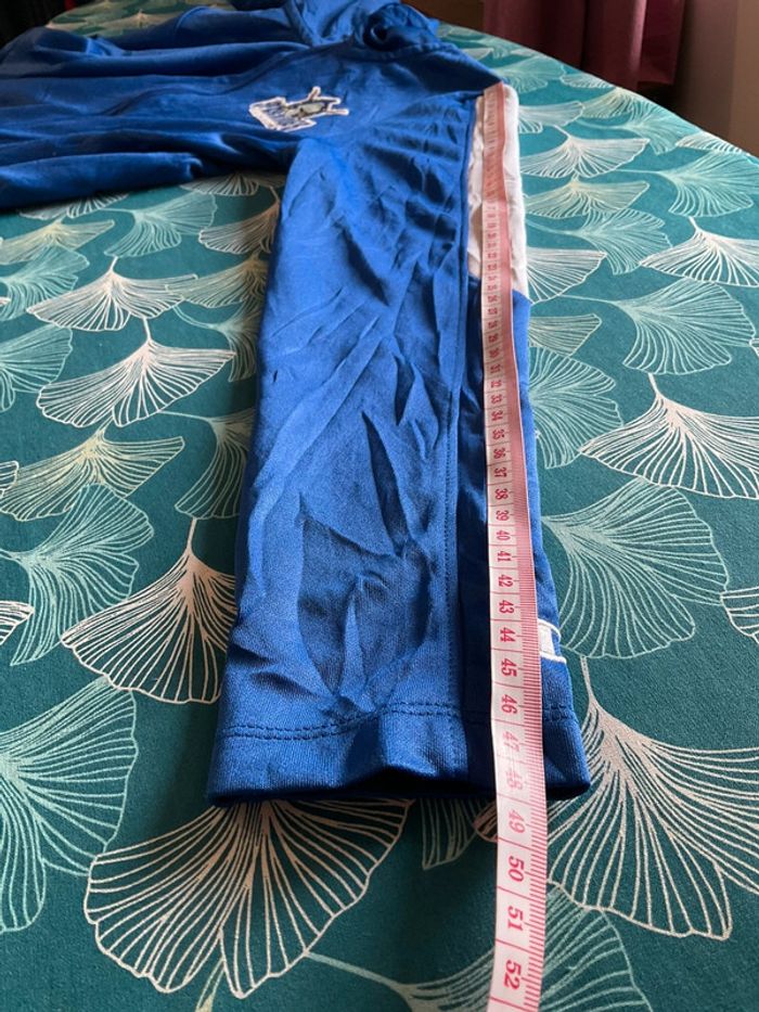 Veste de survêtement légère à capuche pour enfant Champion bleue roy taille 6/8ans 156 - photo numéro 10